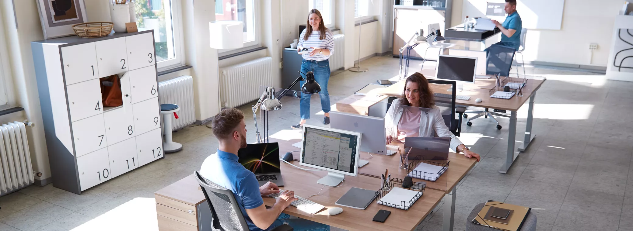 Desksharing im Open Space Büro