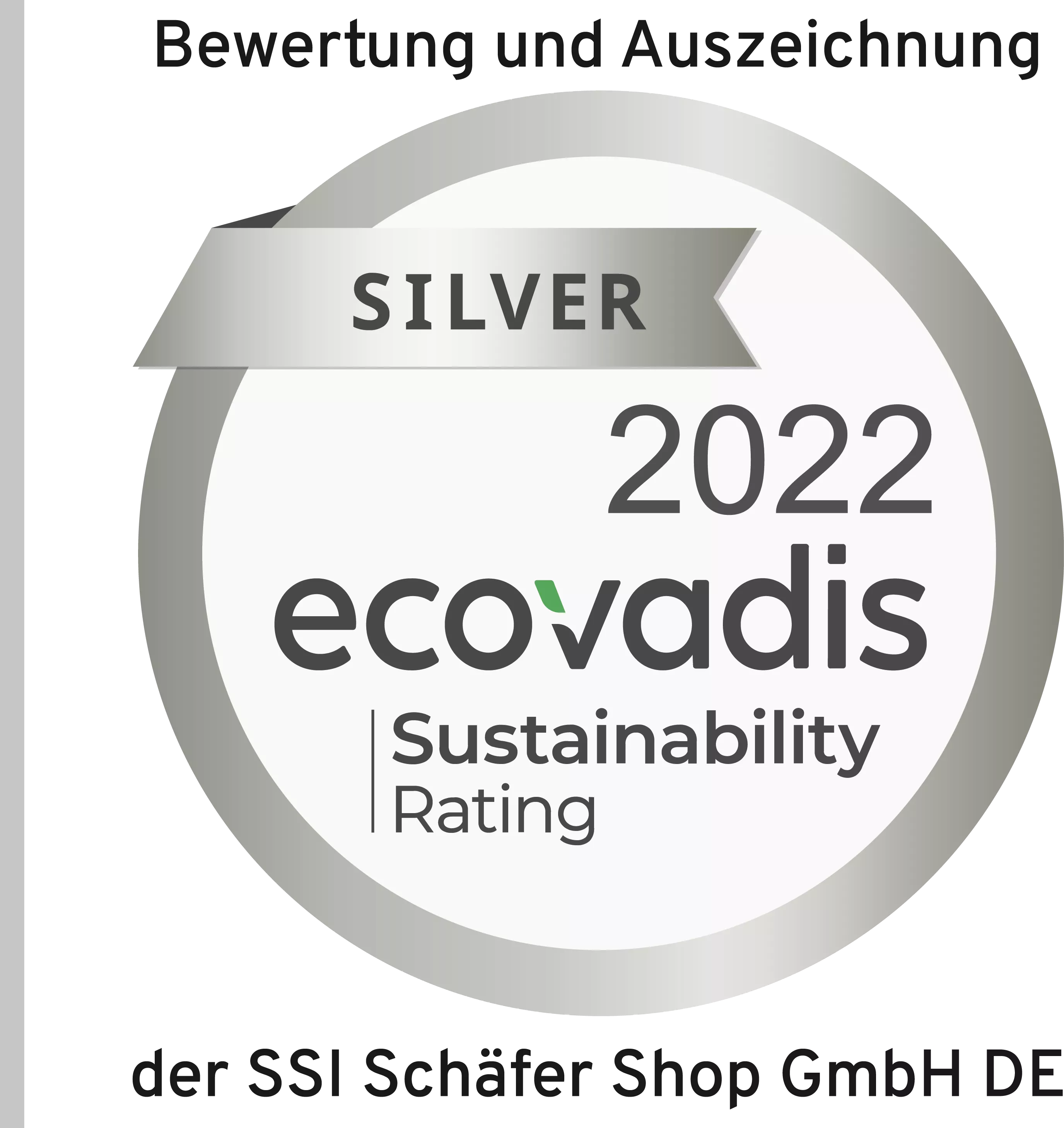 ecovadis Sustainability Rating Award