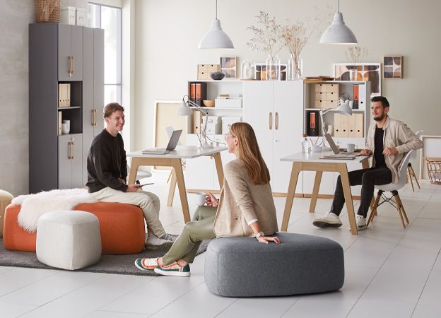 Zone im Büro zum Austausch mit Kolleg:innen