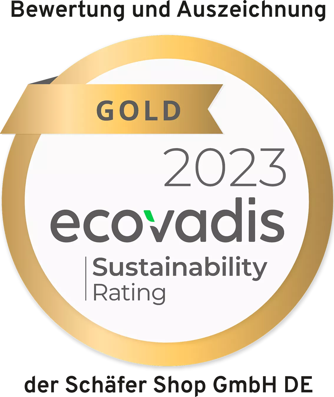 ecovadis Sustainability Rating Award
