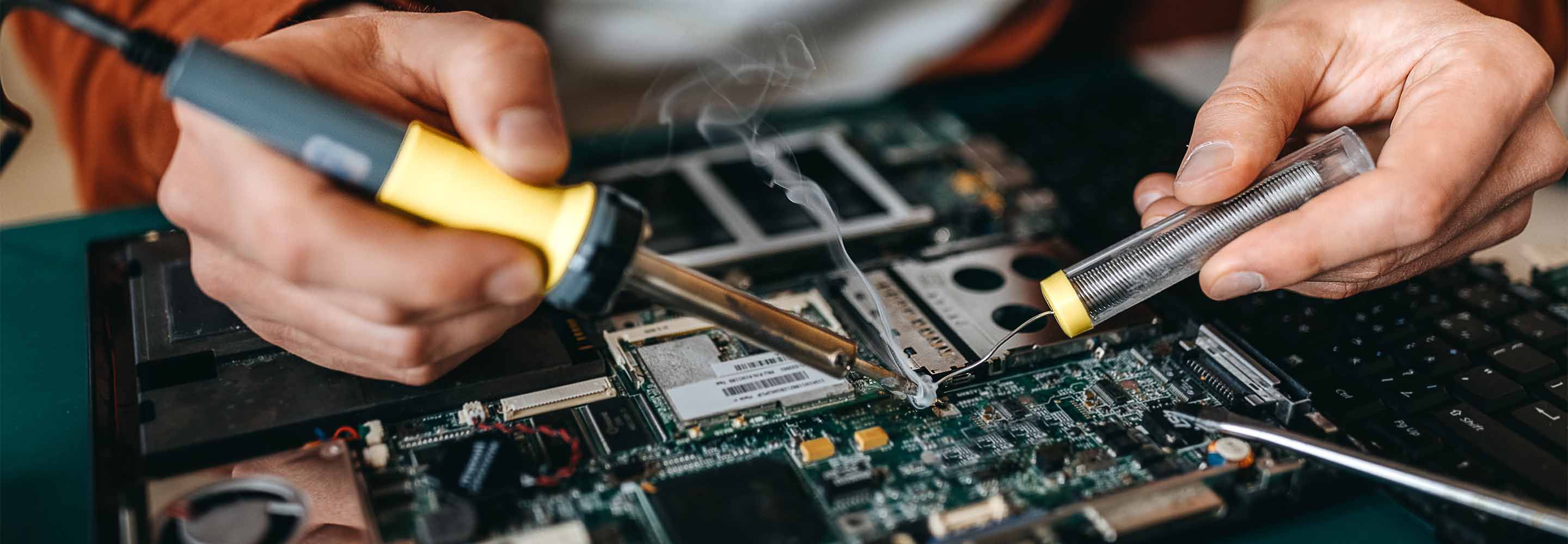 Löten als Verbindungstechnik in der Nahaufnahme