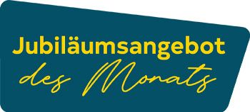 Logo Jubiläumsangebot des Monats
