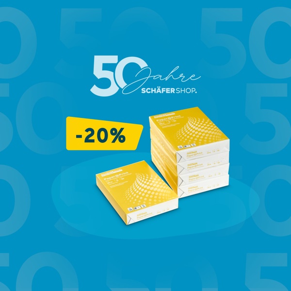 20% auf Papier