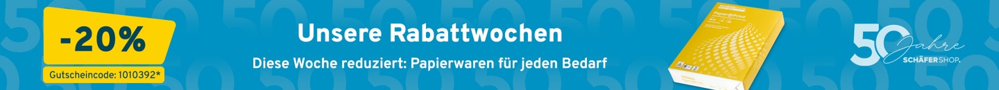20% auf Papier