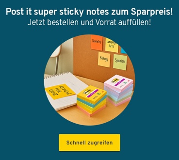Post it super sticky notes zum Sparpreis!