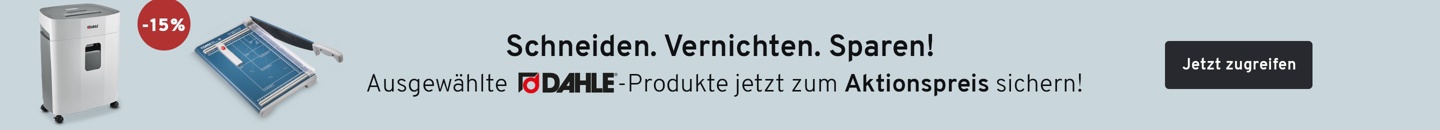 15% auf Dahle