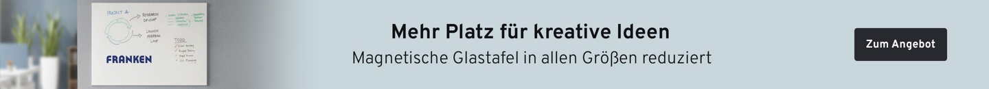 Franken Glastafel, magnethaftend