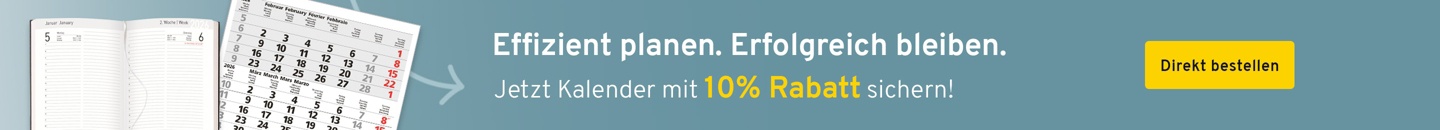 10% auf Kalender 2026