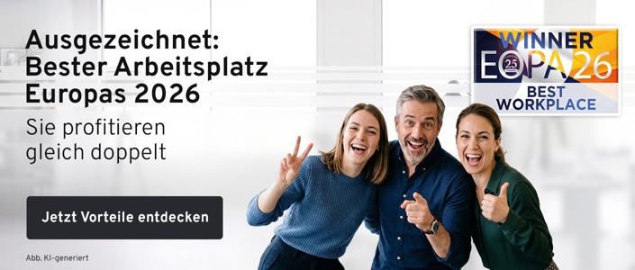 Bester Arbeitsplatz in Europa 2026