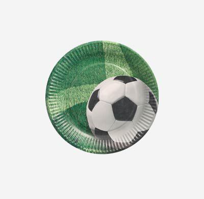 Fußball-Pappteller