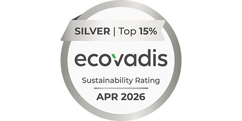 Ecovadis Silver 2025 Zertifikat für Nachhaltigkeit
