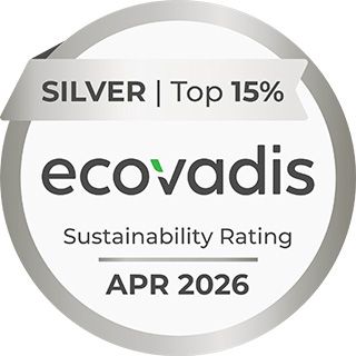 Ecovadis Substainability Rating Feb 2026 Silver Top 15 Prozent
