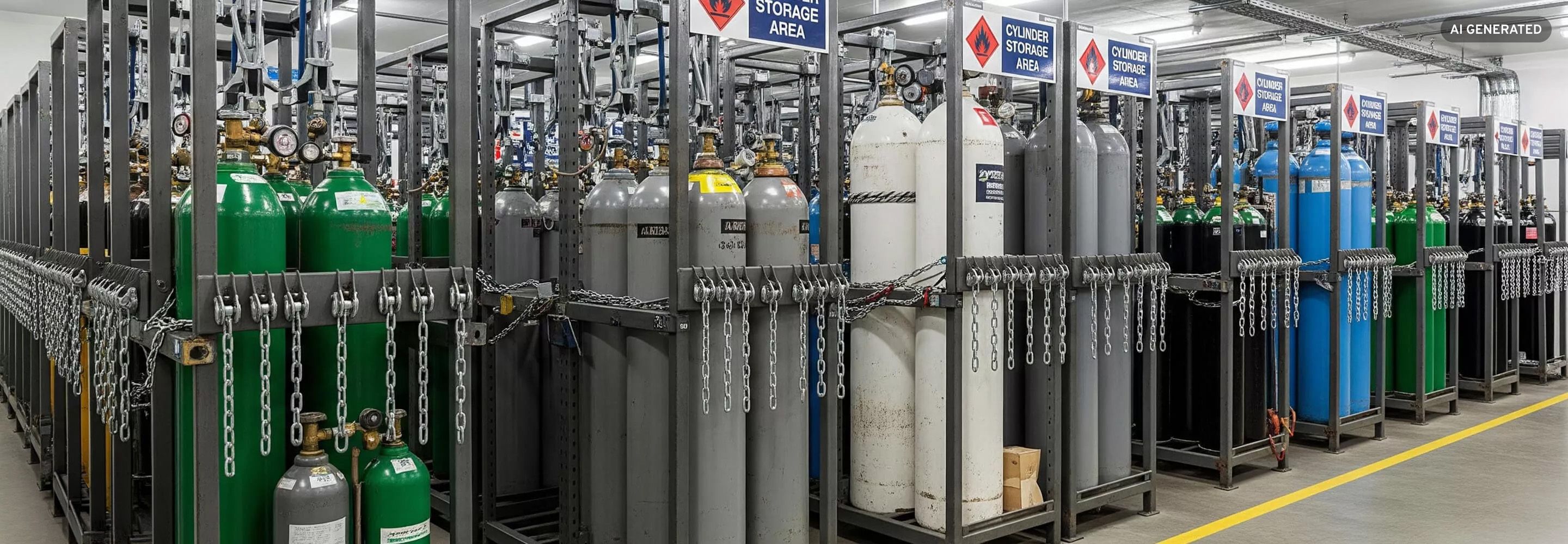 Drei Feuerlöscherarten für verschiedene Brandklassen