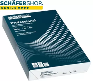 Papel de copia Schäfer Shop Genius Professional, DIN A4, 80 g/m²