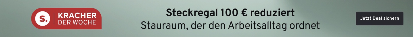 Kracher der Woche. Text: ORDO: Ein Regal. Viele Möglichkeiten.