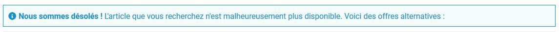 article de remplacement