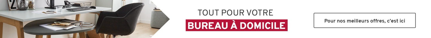 Tout pour un am&eacute;nagement optimal de votre poste de travail dans le Homeoffice