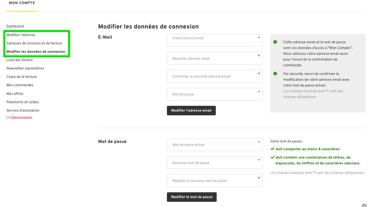 Mon Compte