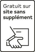 livraison sur site sans supplément