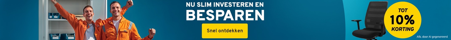 Slim investeren en besparen. Tot 10% korting. Ontdek het nu