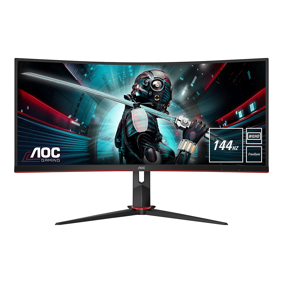 'AOC Gaming CU34G2X/BK - LED-Monitor - gebogen - 86 cm (34'')'