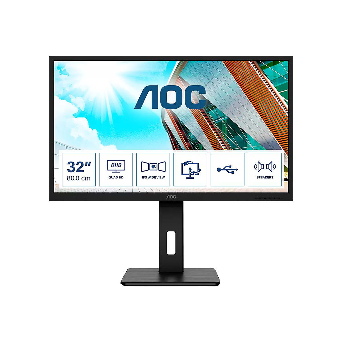 'AOC Q32P2 - LED-Monitor - QHD - 80 cm (31.5'')'