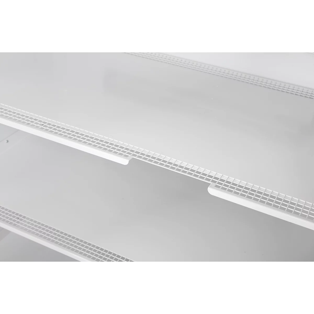 
Armoire de sécurité à batteries lithium-ion Asecos type 90 ION-CORE-90, avec système de casiers, L 599 x P 615 x H 1953 mm, gris anthracite/bleu gentiane