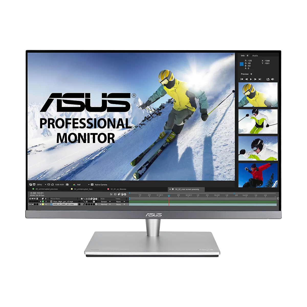 'ASUS ProArt PA24AC - LCD-Monitor - 61.2 cm (24.1'') - HDR'