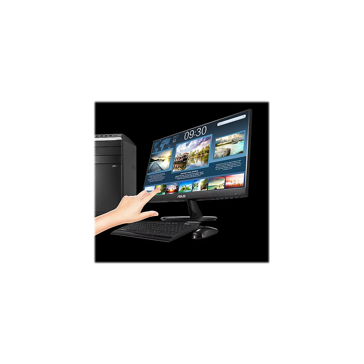 'ASUS VT229H - LED-Monitor - Full HD (1080p) - 54.6 cm (21.5'')'