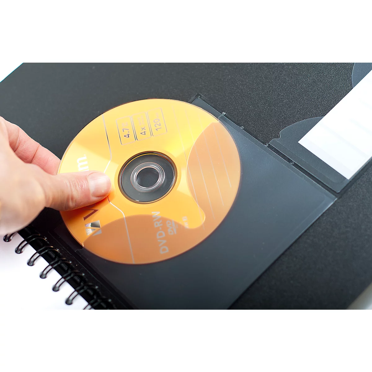  Bloc-notes Rhodia ExaBook, 80 feuilles, DIN A4+, 90 g/m², reliure à double spirale, intercalaires, règle, poche intérieure, ligné, avec marge et cadre
