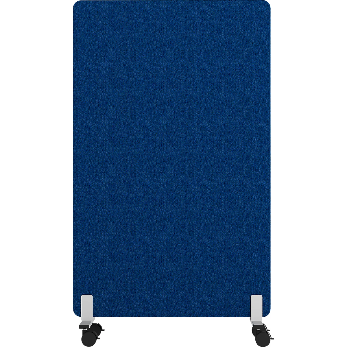 Panneau de séparation bleu, mobile.