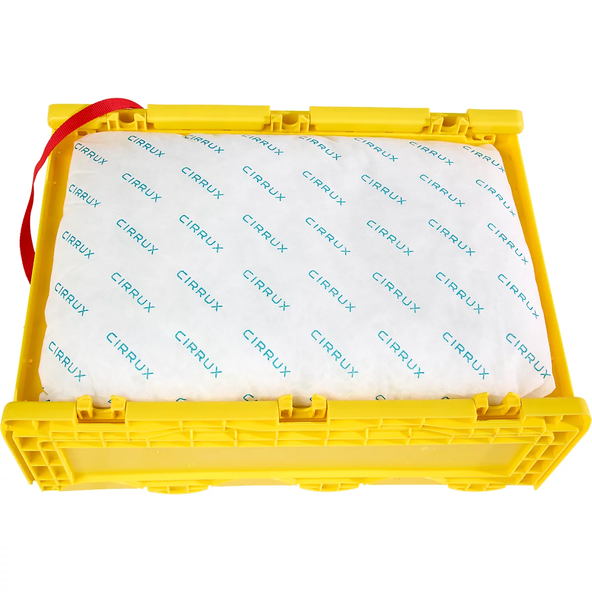  Conteneur pour produits dangereux SSI Schäfer, pour batteries lithium-ion seCon KMB-DH627 GGV, avec couvercle, L 600 x l 400 x H 307 mm, en polypropylène, jaune