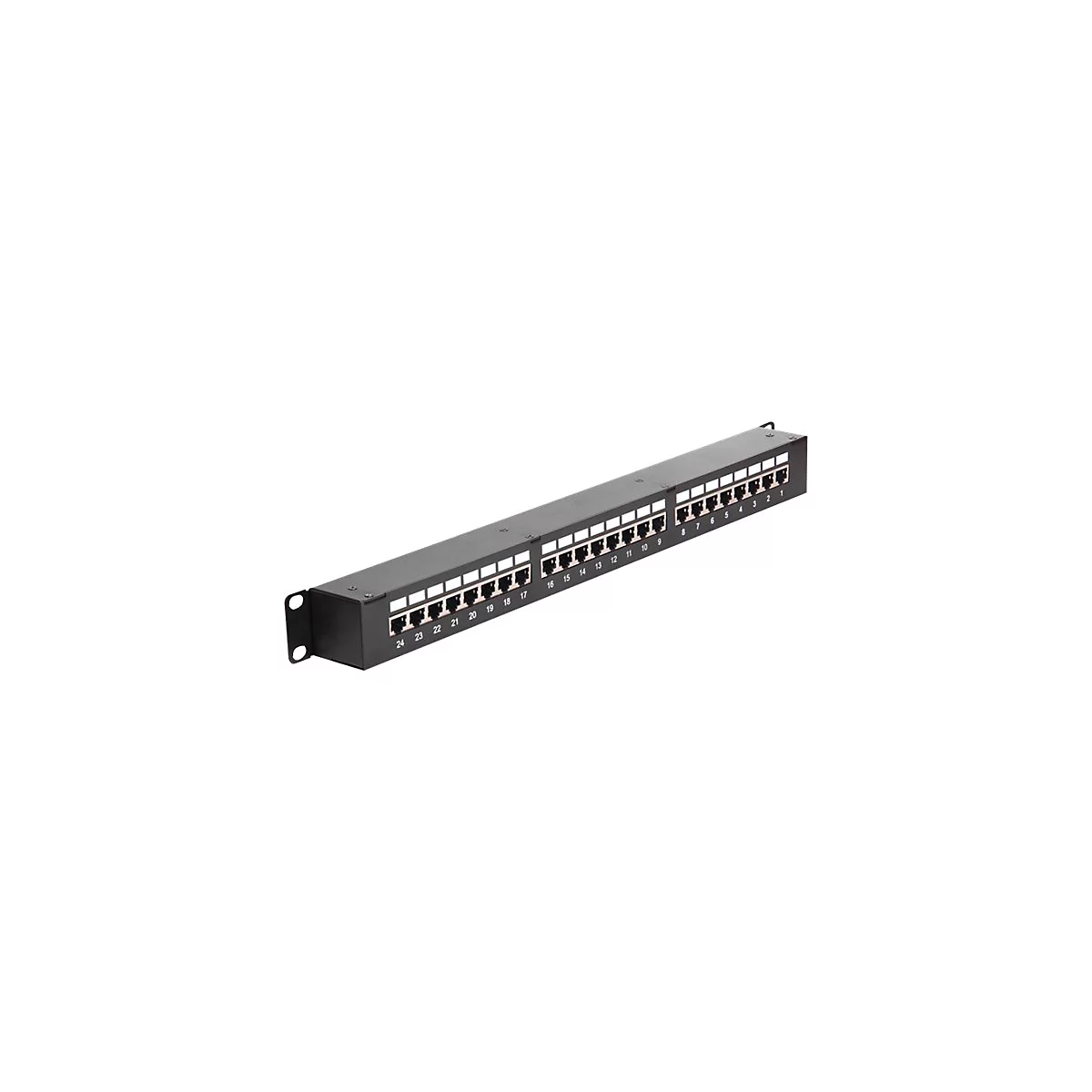 'Delock Patch-Panel mit Kopplern - 1U - 19'''