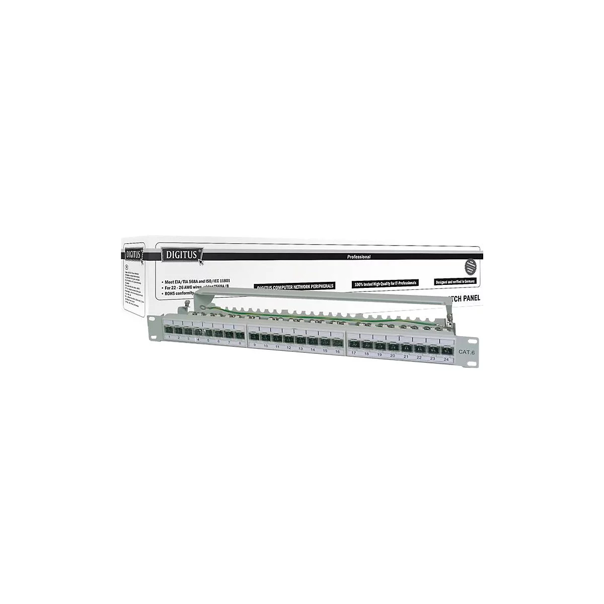 'DIGITUS Professional DN-91624S-EA - tableau de connexions - 1U - 19'''