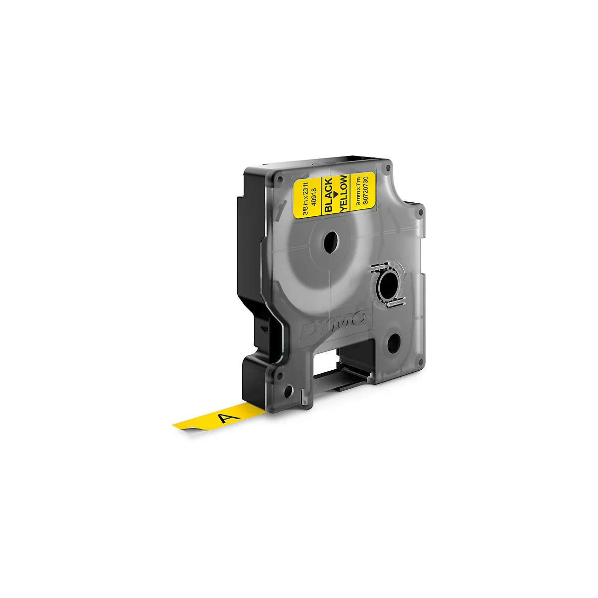  DYMO® Cassette de ruban D1 40918, 9 mm, jaune/noir