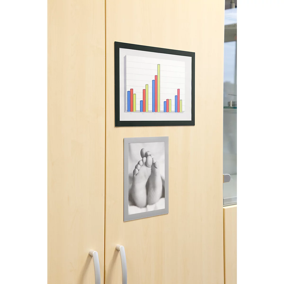  Informatiekader Duraframe - A5 formaat - zilverkleurig - 10 stuks