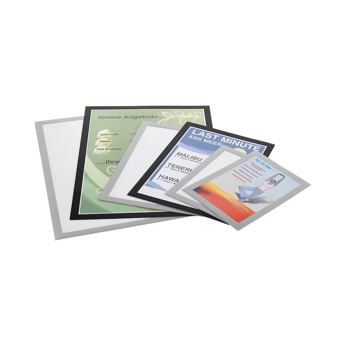 Informatiekader Duraframe - A5 formaat - zilverkleurig - 10 stuks
