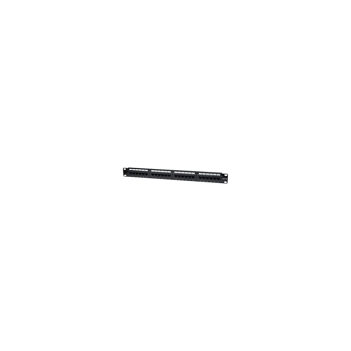 'Intellinet 24-Port Cat6 Patchpanel, UTP, 1 HE - Patch Panel - 1U - 19'''