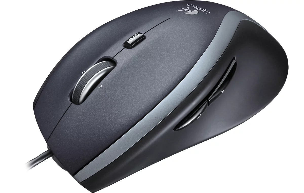  Logitech M500s Advanced Corded Mouse, 7 Tasten, kabelgebunden, USB, optisch