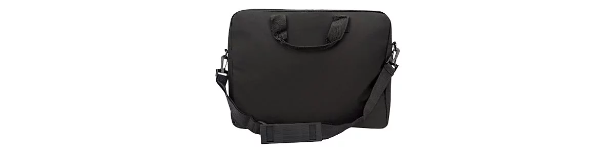 'Manhattan London Laptop Bag 15.6'', Top Loader, Black, LOW COST, Accessories Pocket, Shoulder Strap (removable), Cheaper alternative to Targus TAR300, Notebook Case, Three Year Warranty - Notebook-Tasche'