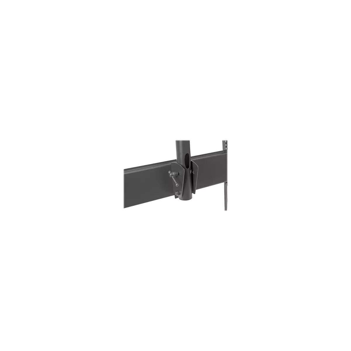 'Manhattan TV & Monitor Mount, Ceiling, 1 screen, Screen Sizes: 37-75'', Height: 105-156 cm, Black, VESA 200x200 to 800x400mm, Max 50kg, LFD, Lifetime Warranty - Klammer - für Flachbildschirm'