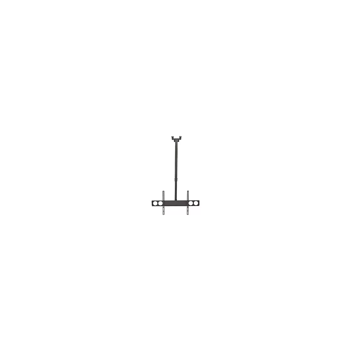 'Manhattan TV & Monitor Mount, Ceiling, 1 screen, Screen Sizes: 37-75'', Height: 105-156 cm, Black, VESA 200x200 to 800x400mm, Max 50kg, LFD, Lifetime Warranty - Klammer - für Flachbildschirm'