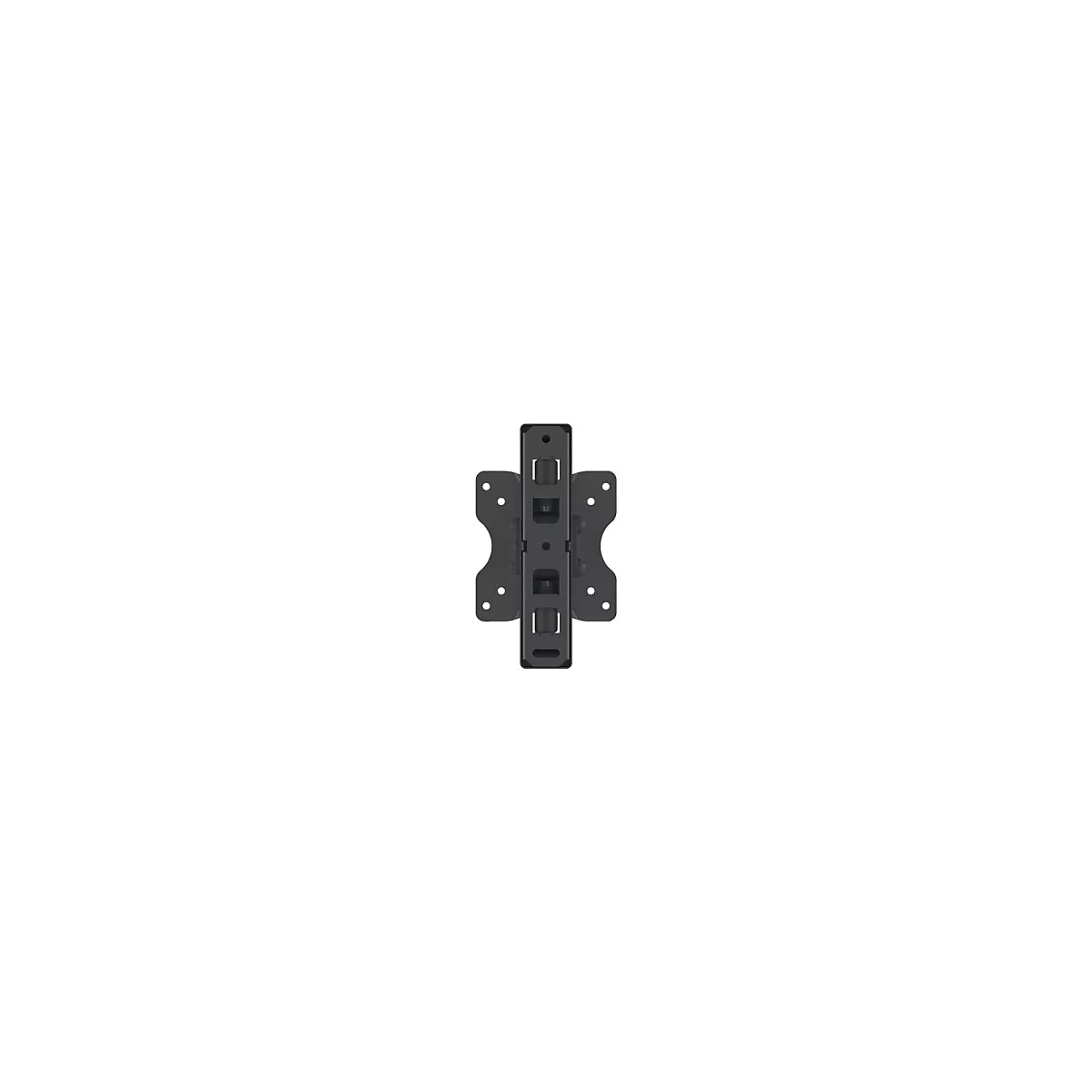 'Manhattan TV & Monitor Mount, Wall, Full Motion, 1 screen, Screen Sizes: 13-27'', Black, VESA 75x75 to 100x100mm, 20kg, Tilt & Swivel with 3 Pivots, Lifetime Warranty - Klammer - für LCD TV - Schwarz'