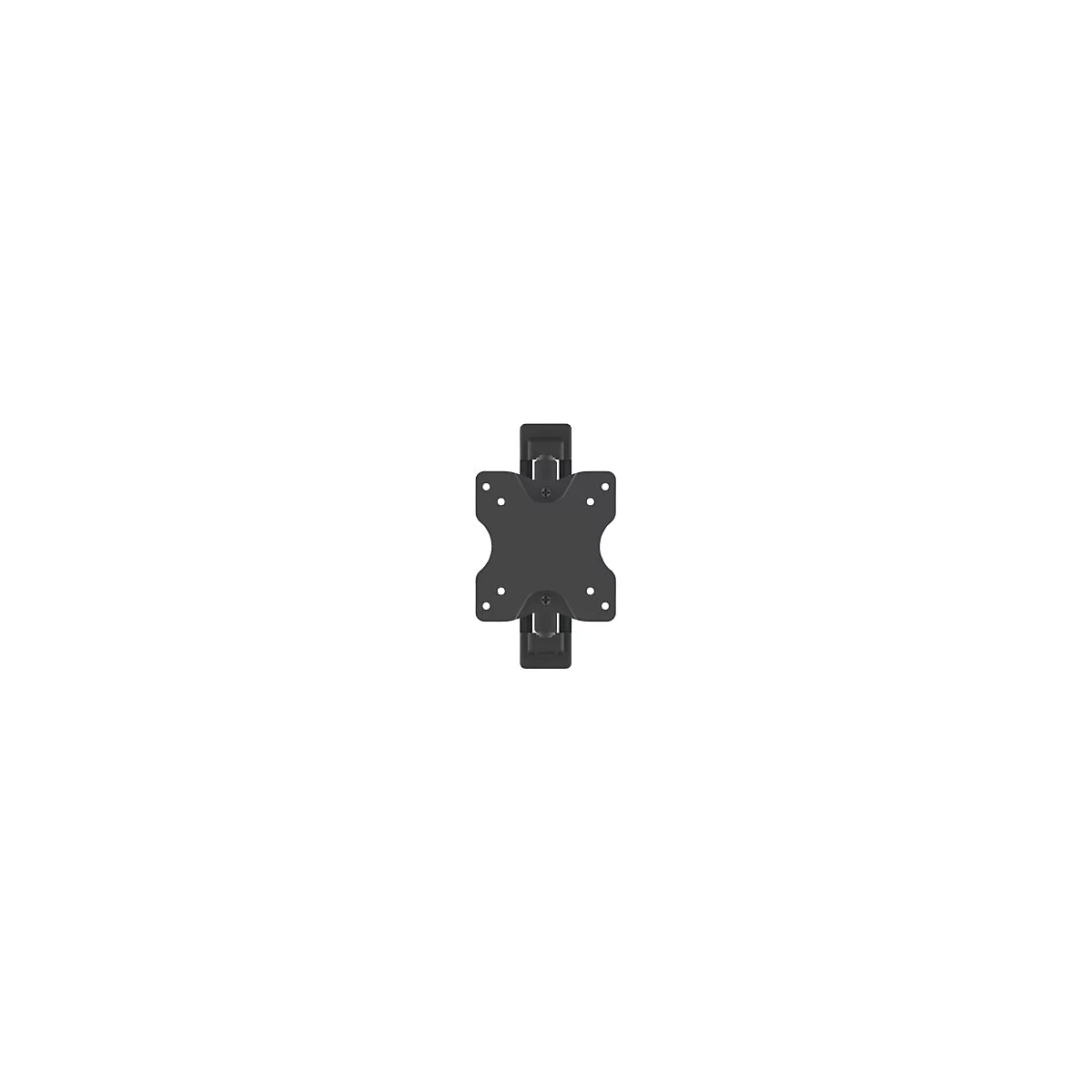 'Manhattan TV & Monitor Mount, Wall, Full Motion, 1 screen, Screen Sizes: 13-27'', Black, VESA 75x75 to 100x100mm, 20kg, Tilt & Swivel with 3 Pivots, Lifetime Warranty - Klammer - für LCD TV - Schwarz'