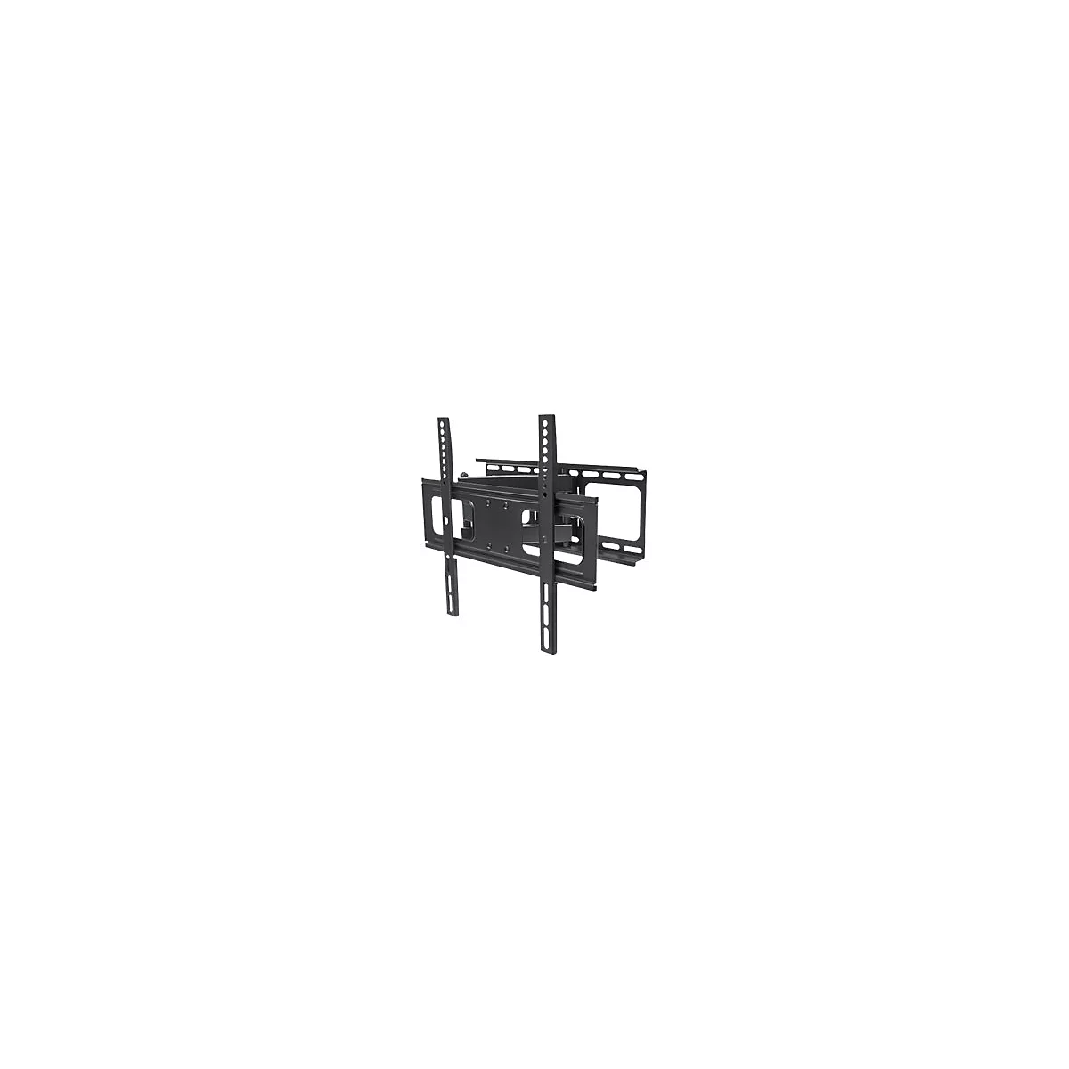 'Manhattan TV & Monitor Mount, Wall, Full Motion, 1 screen, Screen Sizes: 32-55'', Black, VESA 200x200 to 400x400, Max 50kg, LFD, Tilt & Swivel with 3 Pivots, Lifetime Warranty - Klammer - für LCD TV - Schwarz'