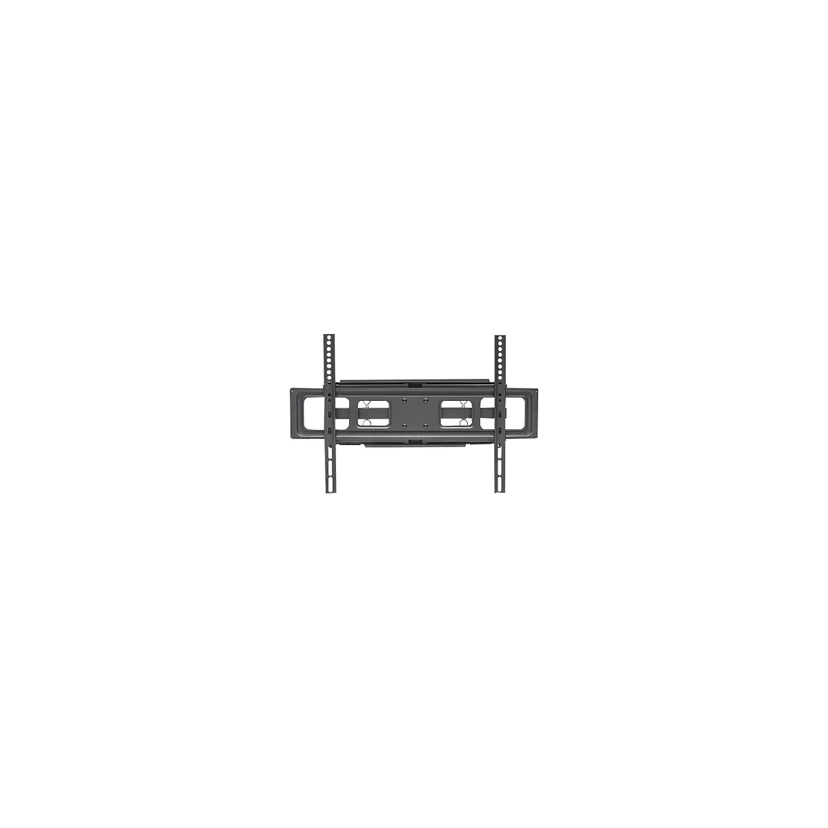 'Manhattan TV & Monitor Mount, Wall, Full Motion, 1 screen, Screen Sizes: 37-65'', Black, VESA 100x100 to 600x400mm, Max 40kg, LFD, Tilt & Swivel with 3 Pivots, Lifetime Warranty - Klammer - für LCD-TV / gekrümmter LCD-TV - Schwarz'