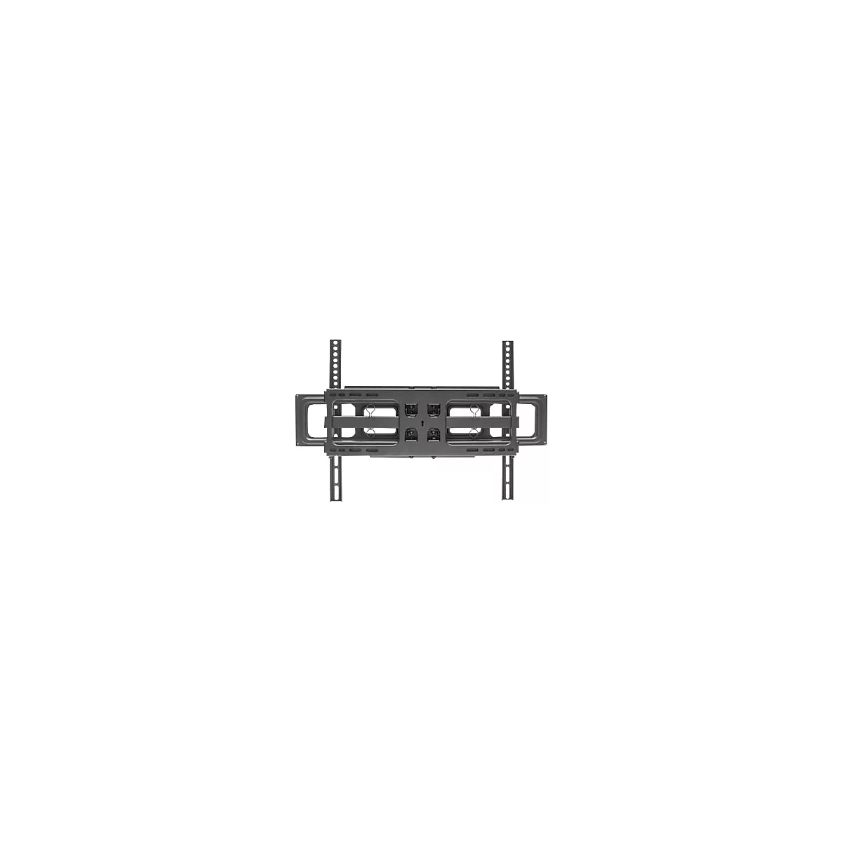'Manhattan TV & Monitor Mount, Wall, Full Motion, 1 screen, Screen Sizes: 37-65'', Black, VESA 100x100 to 600x400mm, Max 40kg, LFD, Tilt & Swivel with 3 Pivots, Lifetime Warranty - Klammer - für LCD-TV / gekrümmter LCD-TV - Schwarz'