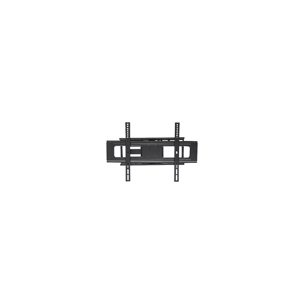 'Manhattan TV & Monitor Mount, Wall, Full Motion, 1 screen, Screen Sizes: 37-65'', Black, VESA 200x200 to 600x400, Max 50kg, LFD, Tilt & Swivel with 3 Pivots, Lifetime Warranty - Klammer - für LCD TV - Schwarz'
