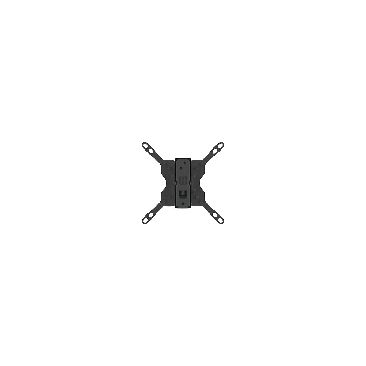'Manhattan TV & Monitor Mount, Wall, Tilt and Swivel, 1 screen, Screen Sizes: 13-42'', Black, VESA 75x75 to 200x200mm, Max 20kg, Swivel with 2 pivots, Lifetime Warranty - Klammer - für LCD-Display - Schwarz'