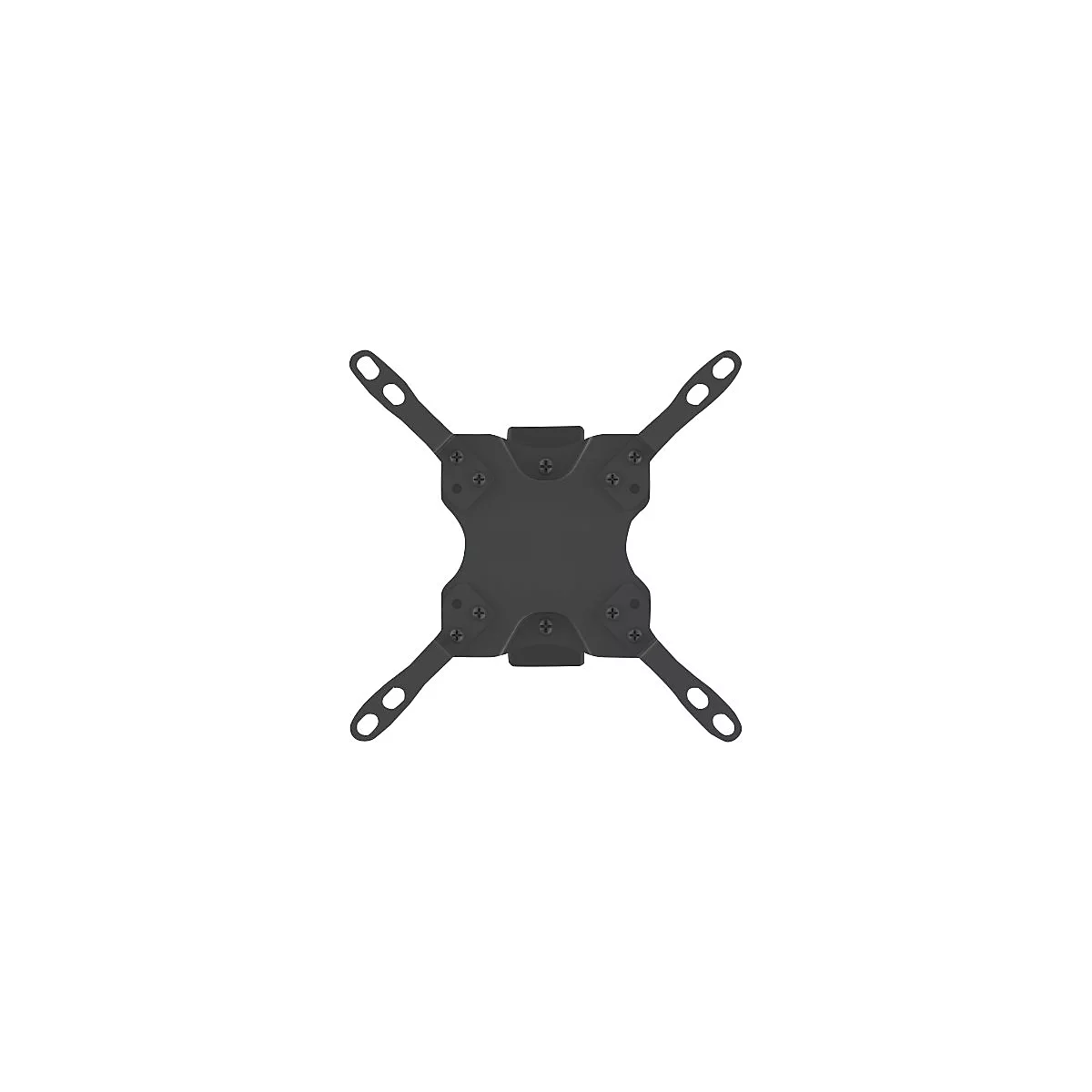 'Manhattan TV & Monitor Mount, Wall, Tilt and Swivel, 1 screen, Screen Sizes: 13-42'', Black, VESA 75x75 to 200x200mm, Max 20kg, Swivel with 2 pivots, Lifetime Warranty - Klammer - für LCD-Display - Schwarz'